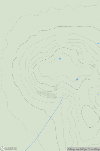 Thumbnail image for Lodge Hill [Central and Eastern England] [SP730165] showing contour plot for surrounding peak